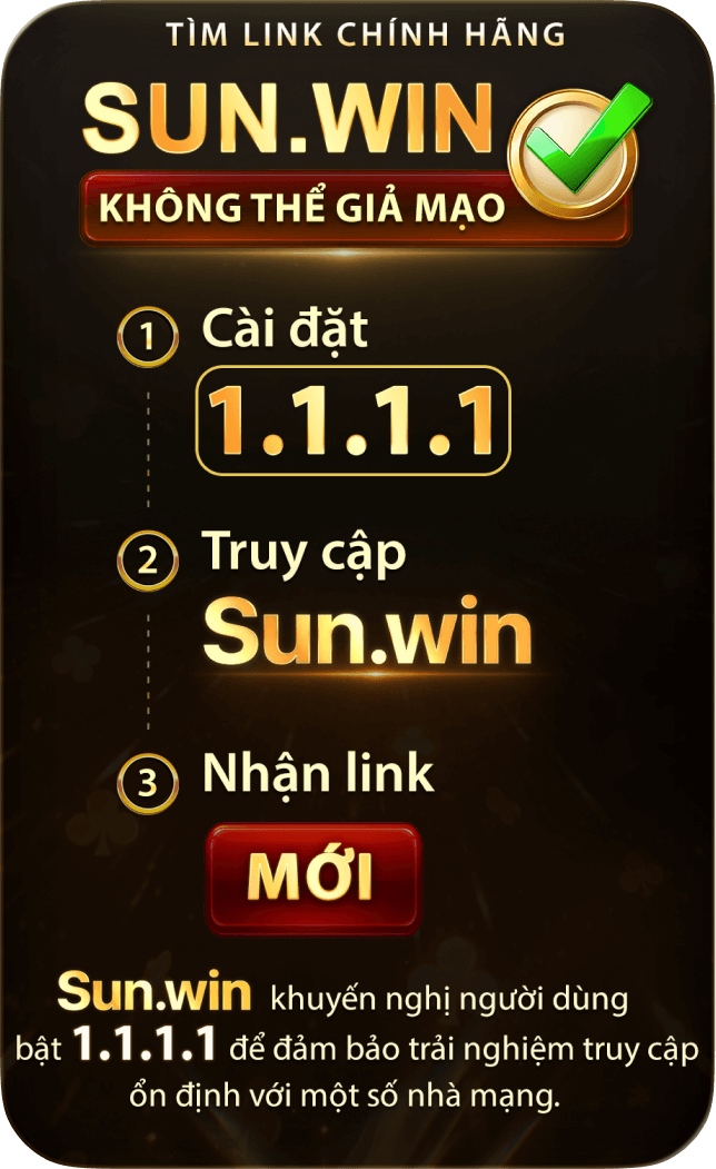 Hướng dẫn truy cập Sun.win bằng 1.1.1.1