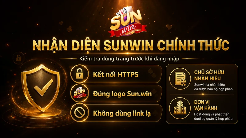 Nhận diện thương hiệu và thông tin vận hành Sunwin chính thức